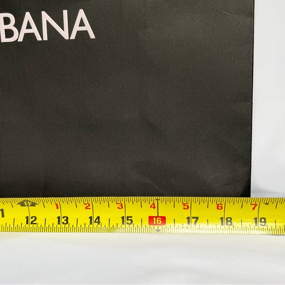 DOLCE & GABBANA XL Black Paper Boutique Shopping Bag - Picture 5 of 6